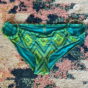 VITAMIN A Retro print bikini bottoms